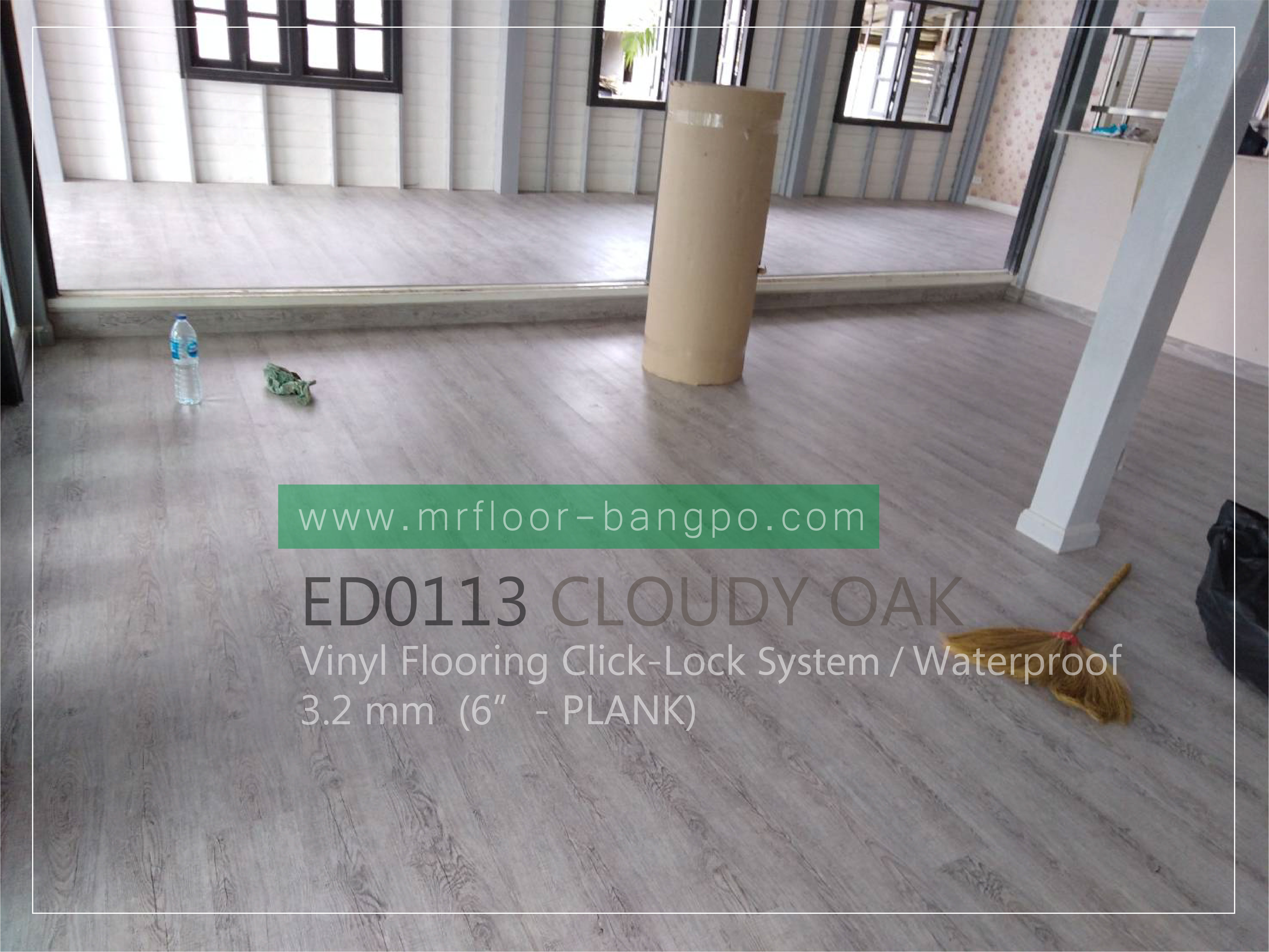 พื้นไวนิล "เอ็นดูโร่" หน้า 6" - หนา 3.2 mm.